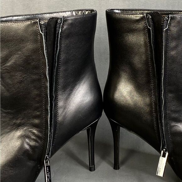 Kurt Geiger Women’s Black leather Belgravia Pointed Toe Ankle Boots Size 10.5 - Picture 10 of 13